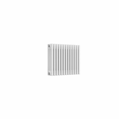 4 Column / 500 x 605 mm Reina Colona White Traditional Column Horizontal Radiator