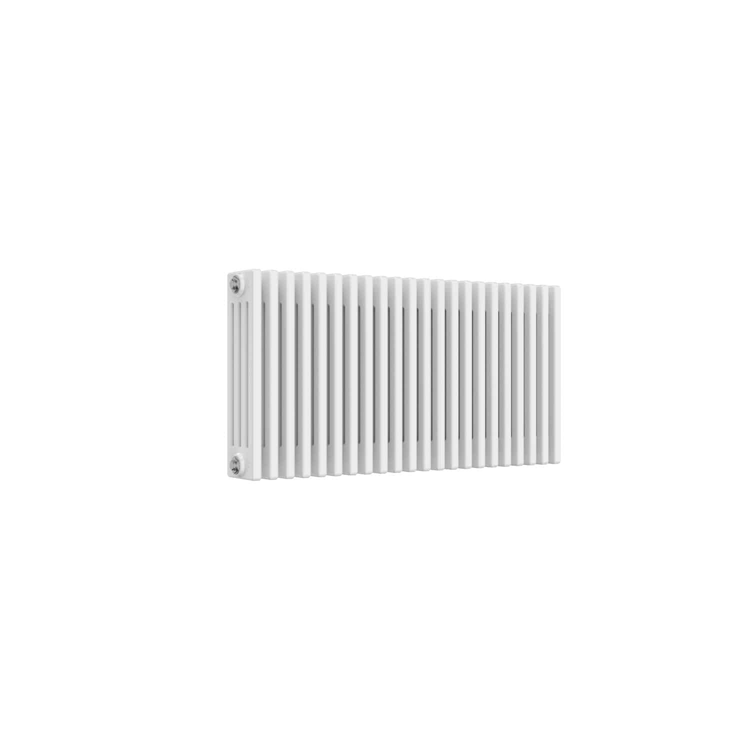 4 Column / 500 x 1190 mm Reina Colona White Traditional Column Horizontal Radiator
