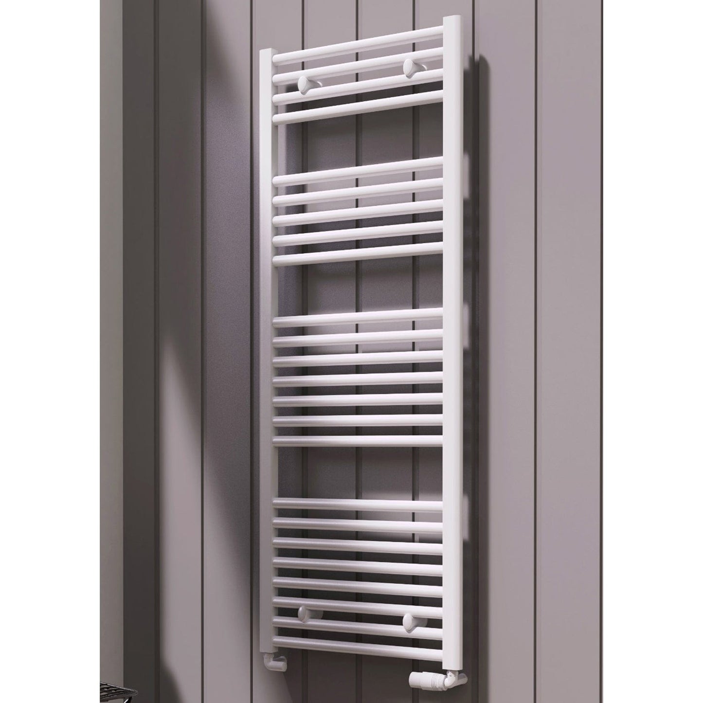 Reina Diva Designer Flat White Heated Towel Radiator