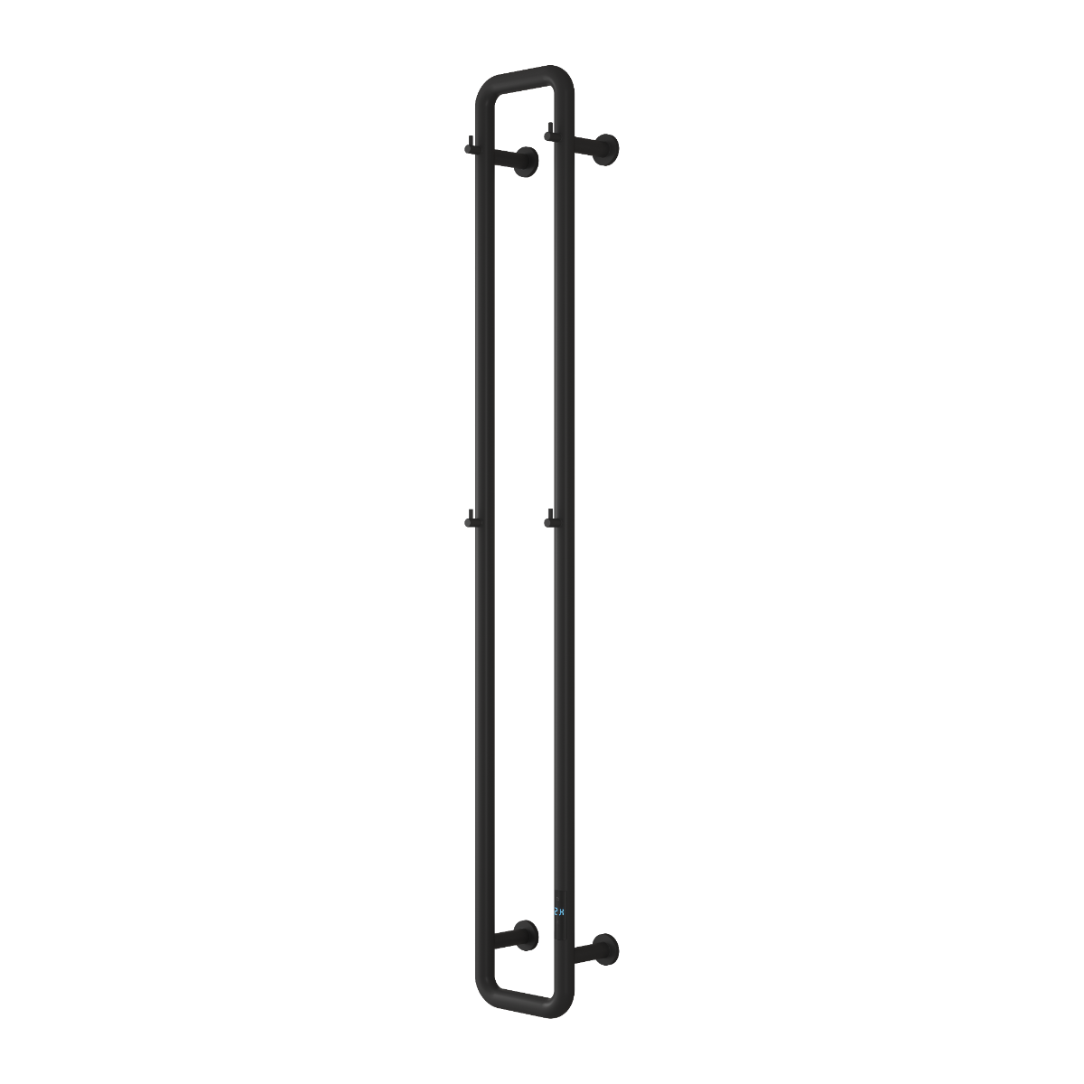 Matt Black Electric Heated Towel Rail