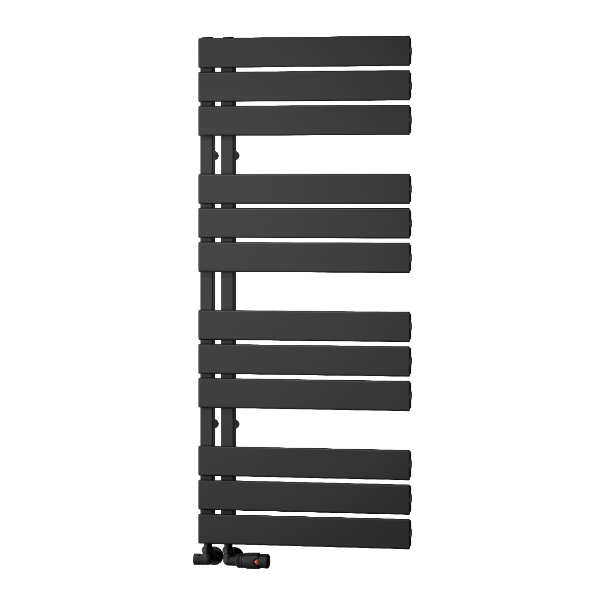 Matt Black Heated Towel Rail