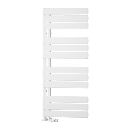 White Heated Towel Rail