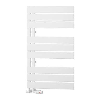 White Heated Towel Rail