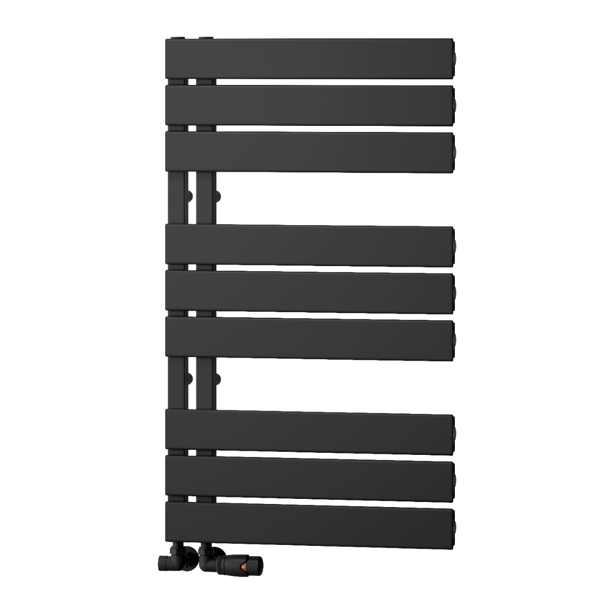 Matt Black Heated Towel Rail