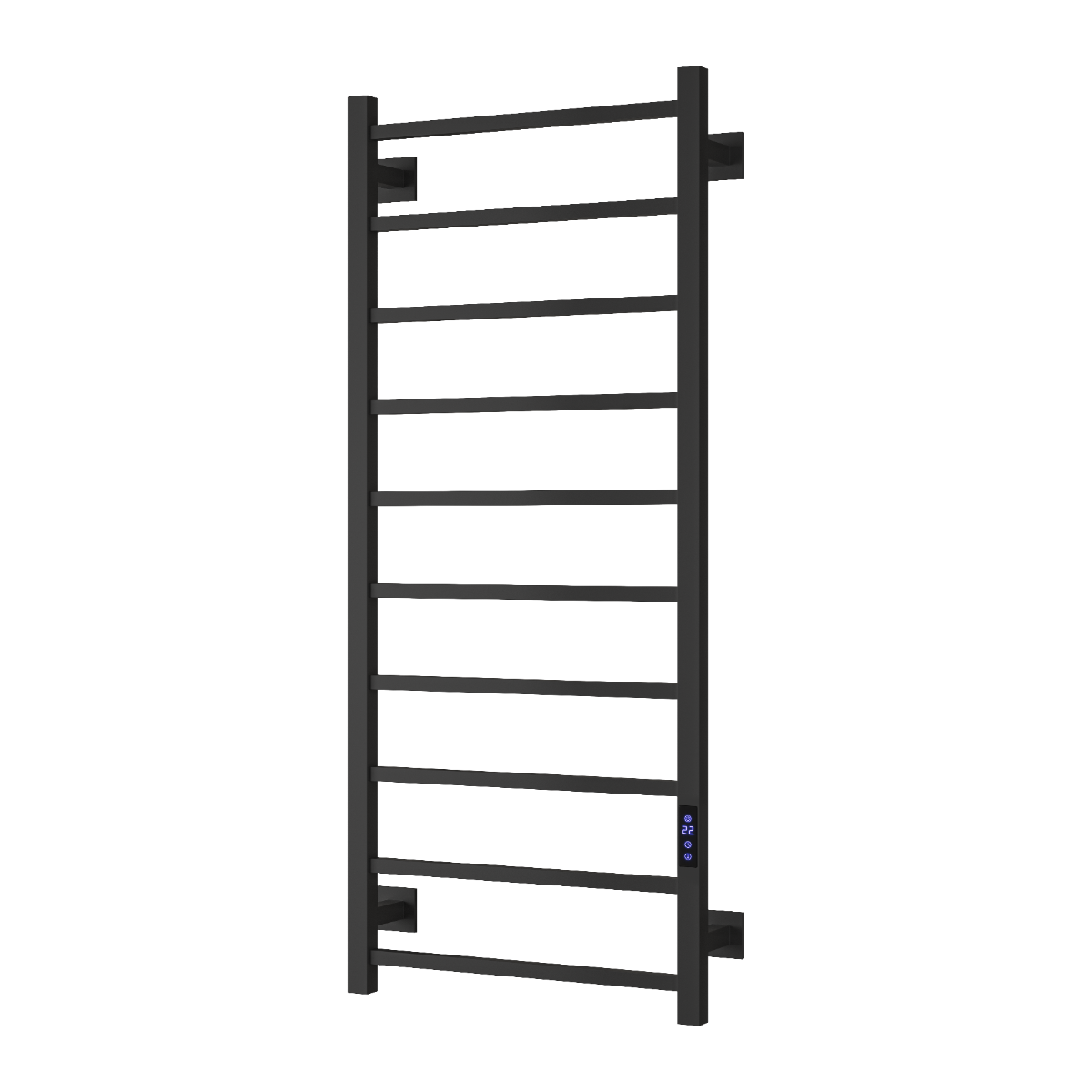 Matt Black Electric Heated Towel Rail