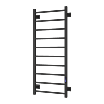 Matt Black Electric Heated Towel Rail
