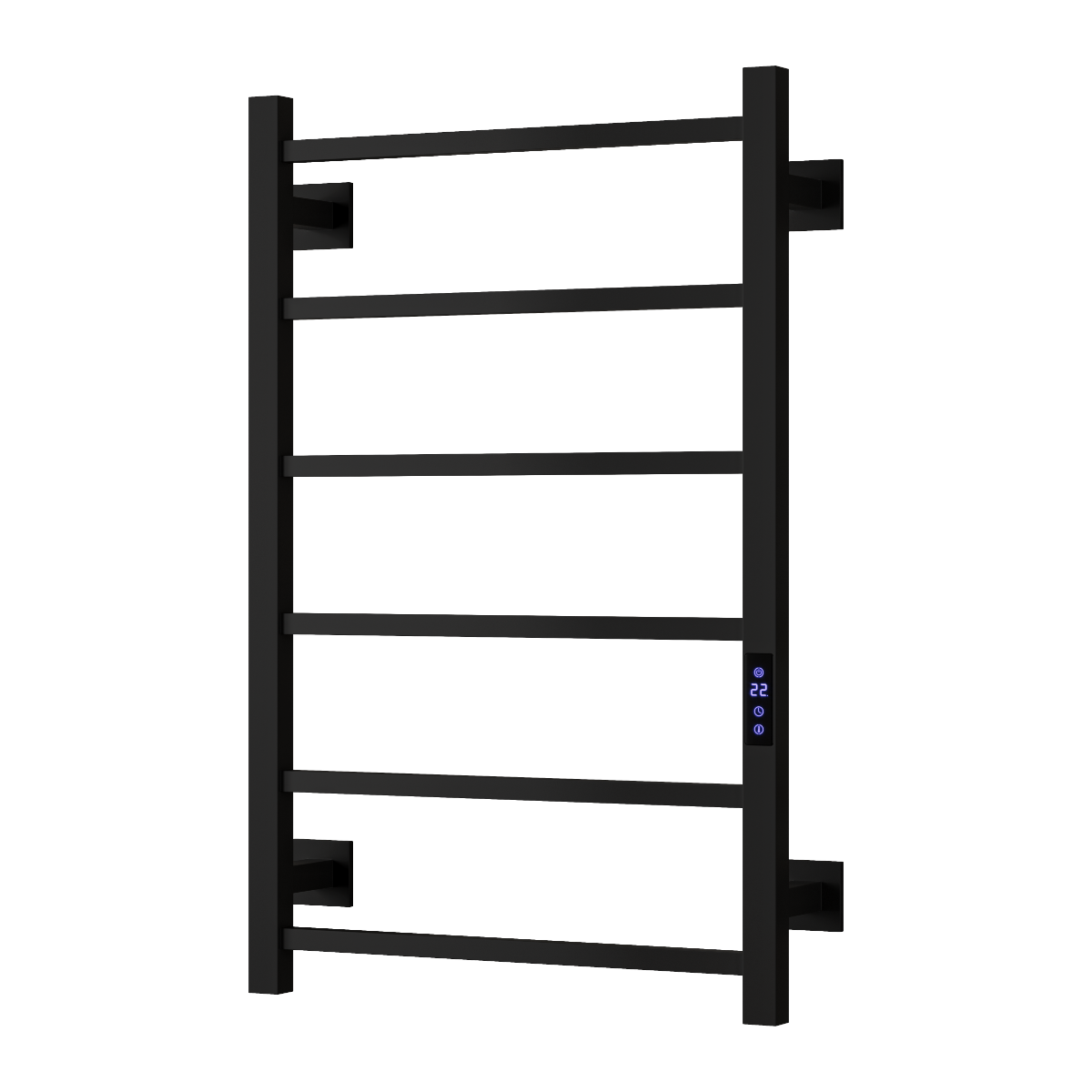 Matt Black Electric Heated Towel Rail