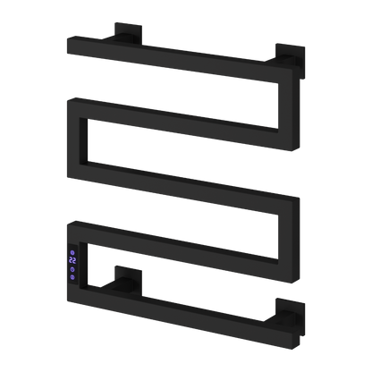 Matt Black Electric Heated Towel Rail