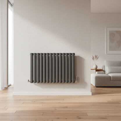 Rondy anthracite horizontal designer radiator