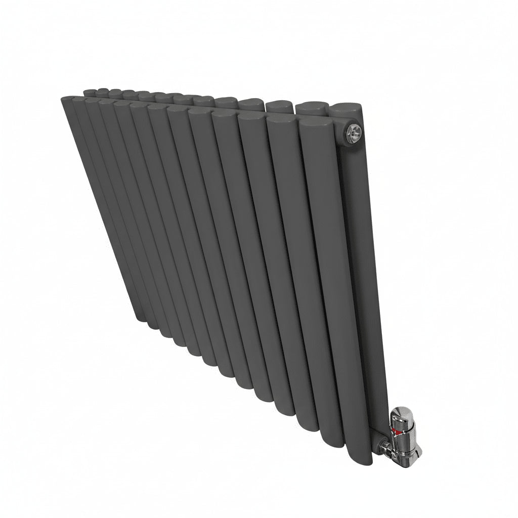 Rondy anthracite horizontal designer radiator