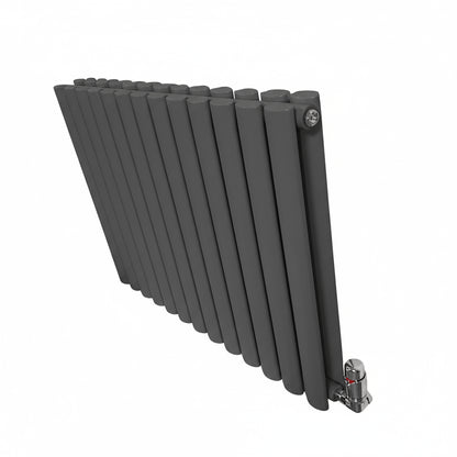 Rondy anthracite horizontal designer radiator