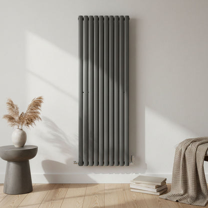Rondy anthracite vertical designer radiator