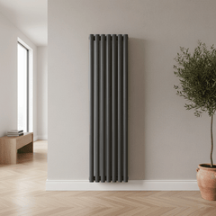 Rondy Anthracite Vertical Designer Radiator – Single & Double Panel