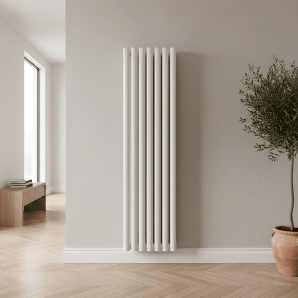Rondy White Vertical Designer Radiator – Single & Double Panel
