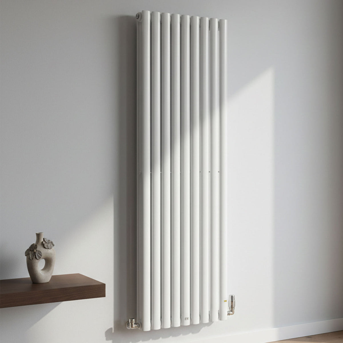 Rondy white vertical designer radiator
