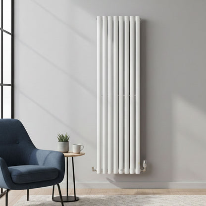Rondy white vertical designer radiator