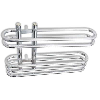 Salina 600 x 400 Pre-Filled Electric Chrome Towel Radiator