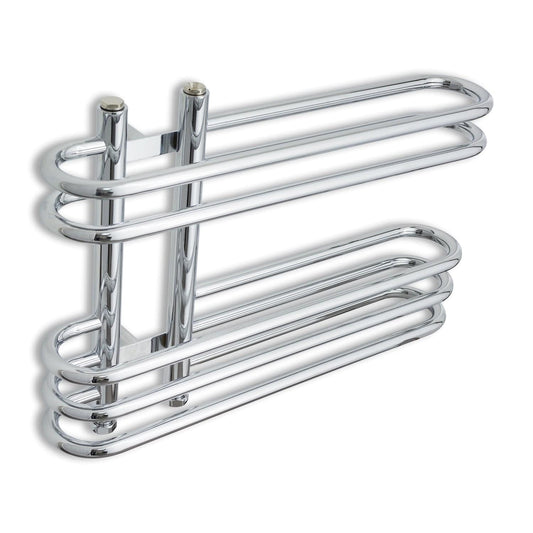 Salina 600 x 400 Pre-Filled Electric Chrome Towel Radiator