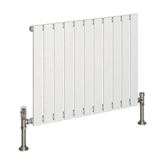 Harley White Horizontal Column Radiators – 600mm Height Single / Double