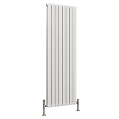Harley White Vertical Column Radiator 1600 Height – Single/Double