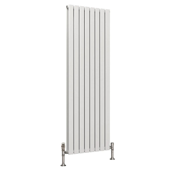 Harley White Vertical Column Radiator 1600 Height – Single/Double