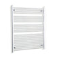 Towel Rail Only 1000mm Wide 1200mm High Flat Chrome Heated Towel Rail HTR