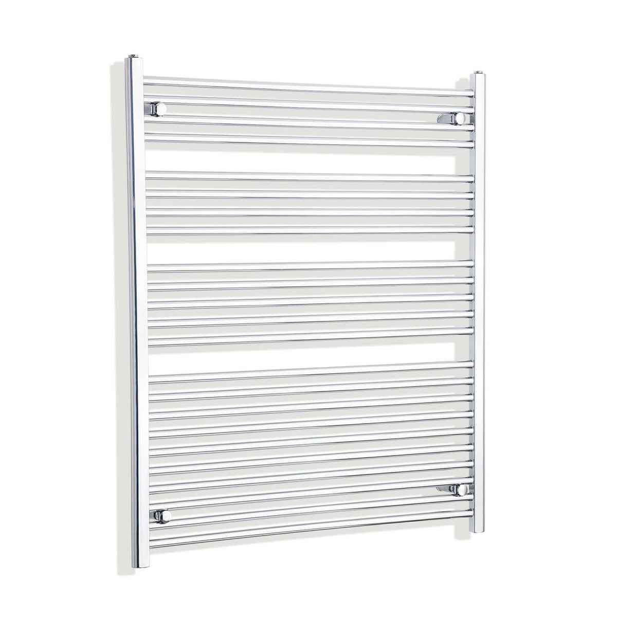 Towel Rail Only 1000mm Wide 1200mm High Flat Chrome Heated Towel Rail HTR