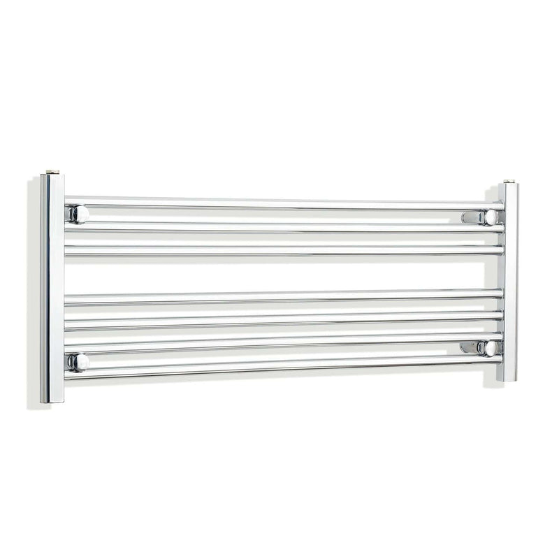 Towel Rail Only 1000mm Wide 400mm High Flat Chrome Heated Towel Radiator