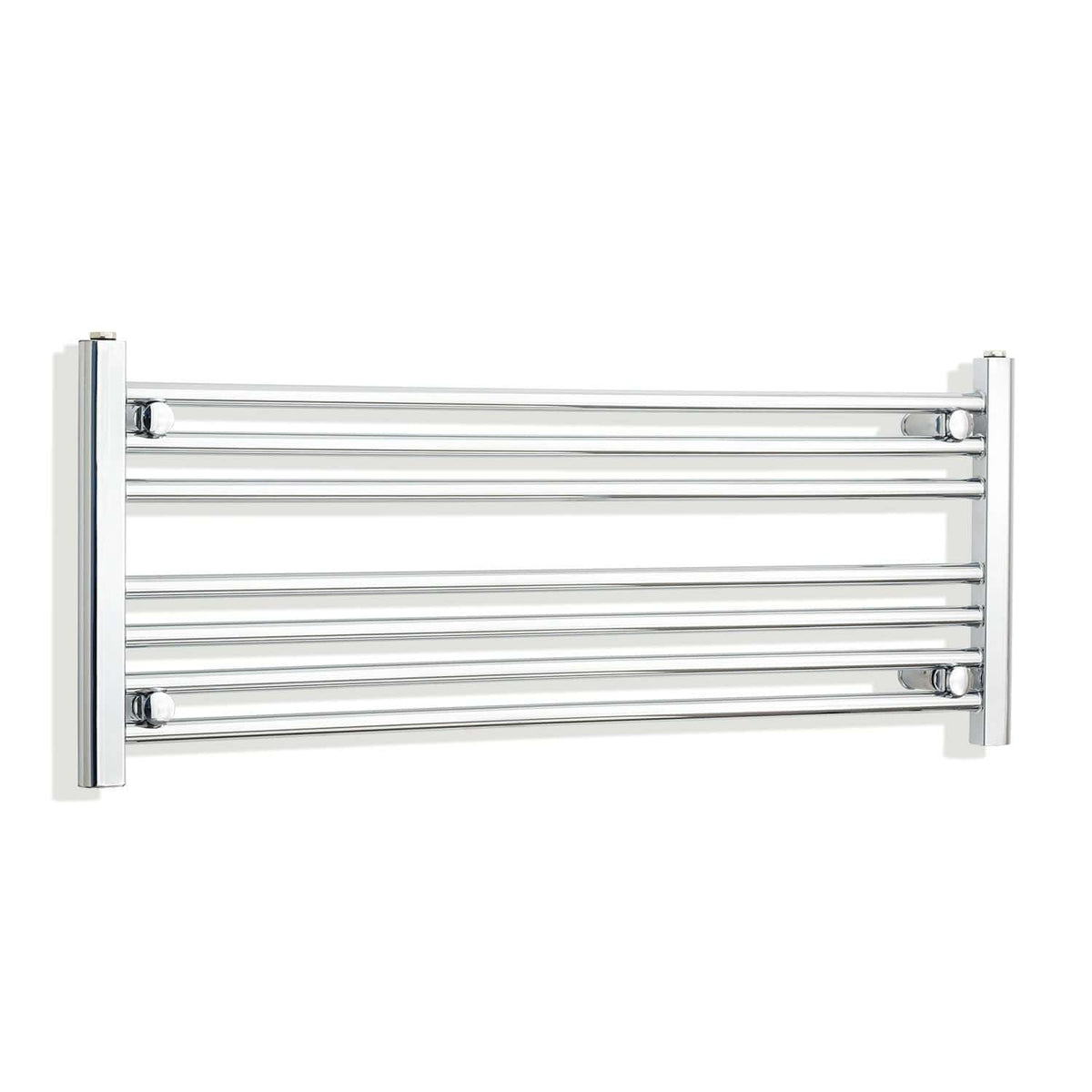 Towel Rail Only 1000mm Wide 400mm High Flat Chrome Heated Towel Radiator
