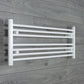 Towel Rail Only 1000mm Wide 400mm High Flat White Heated Towel Rail Radiator