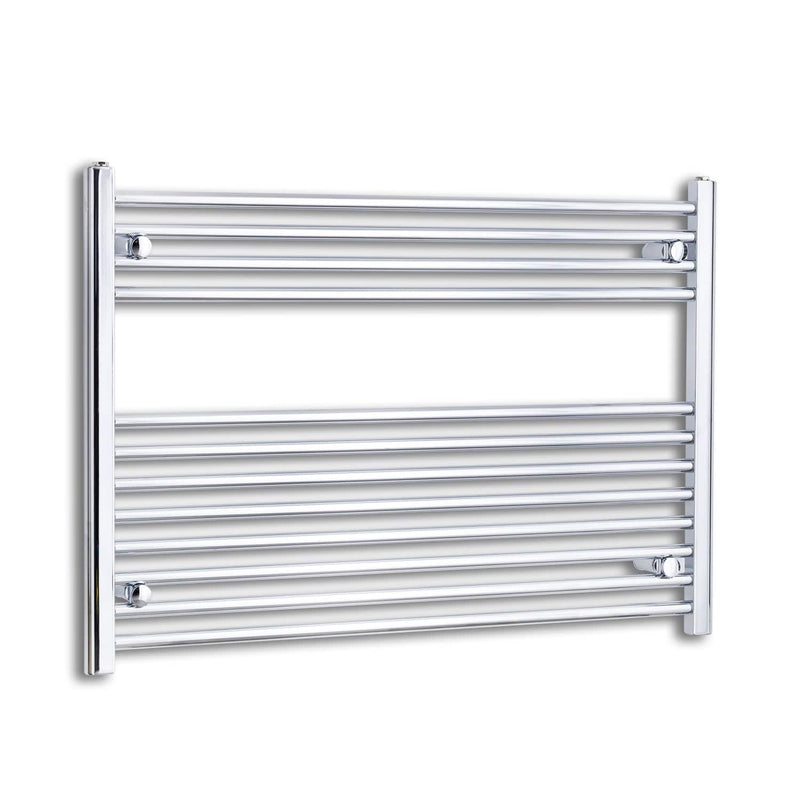 Towel Rail Only 1000mm Wide 700mm High Flat Chrome Heated Towel Radiator