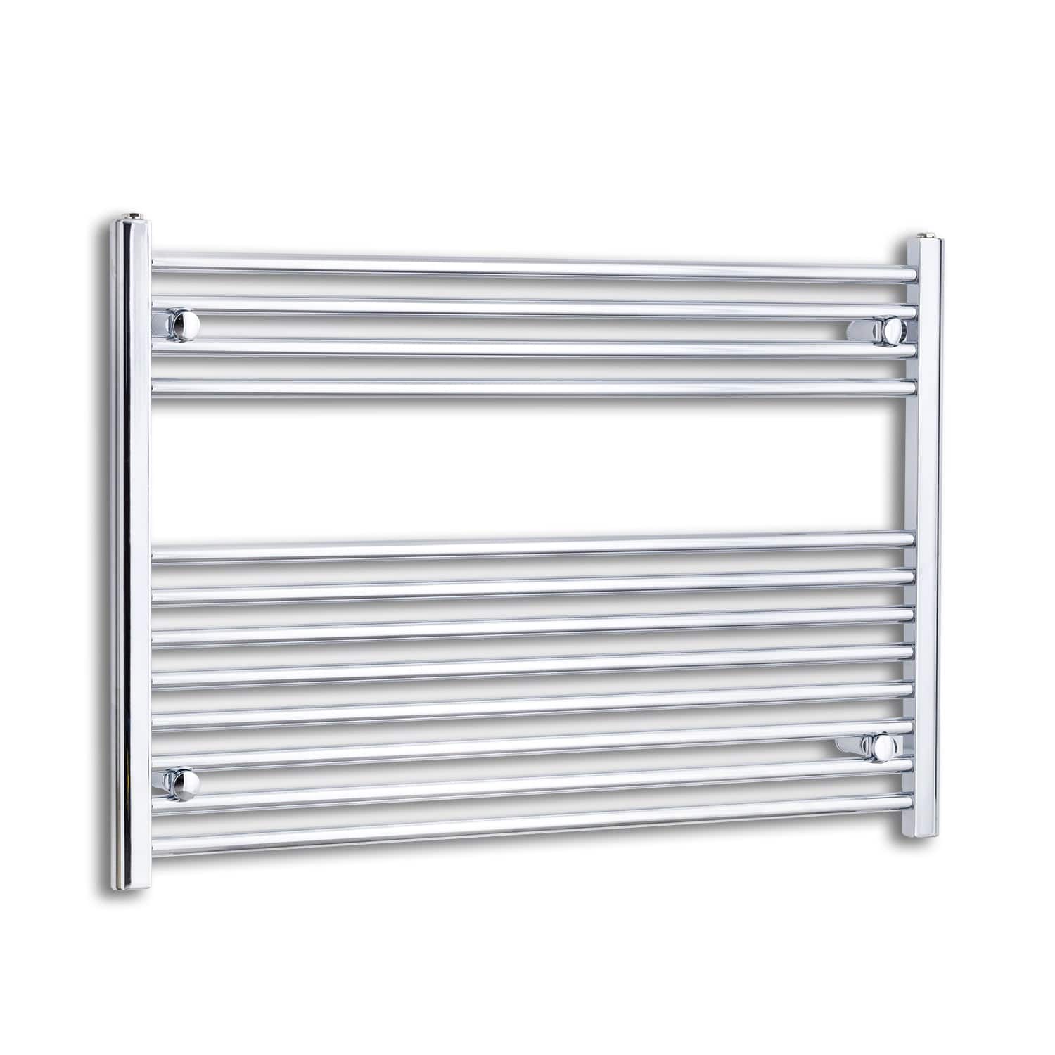 Towel Rail Only 1000mm Wide 700mm High Flat Chrome Heated Towel Radiator
