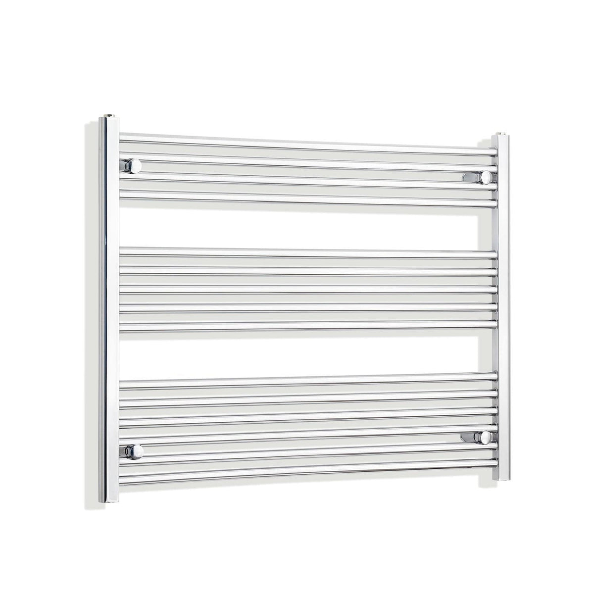 Towel Rail Only 1000mm Wide 800mm High Flat Chrome Heated Towel Rail