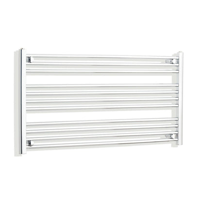 Towel Rail Only 1100mm Wide 600mm High Flat Chrome Heated Towel Radiator