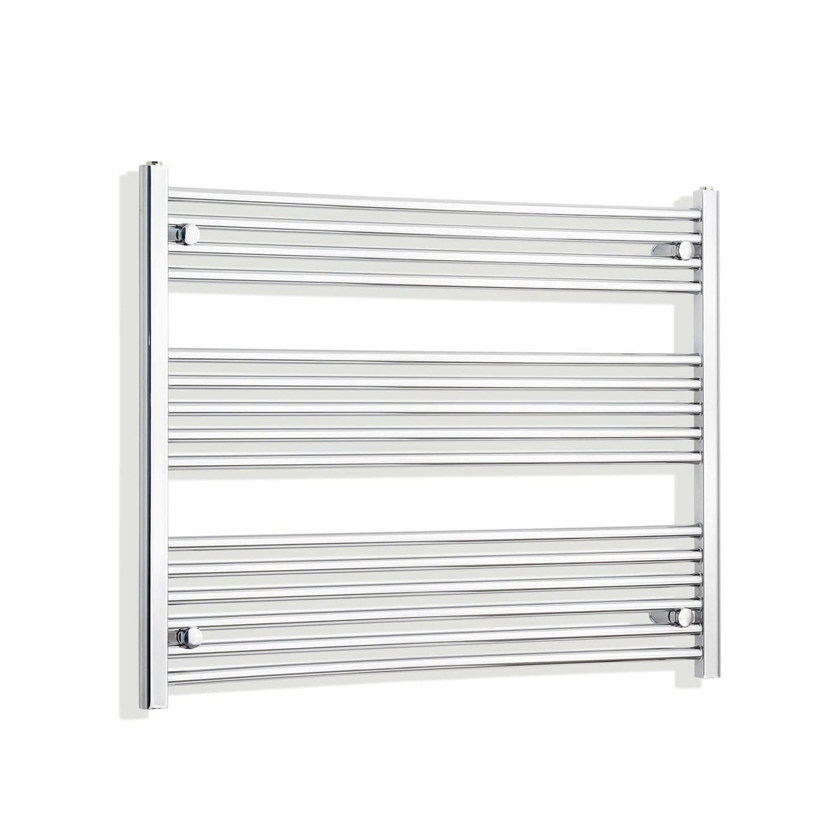 Towel Rail Only 1100mm Wide 800mm High Flat Chrome Heated Towel Radiator