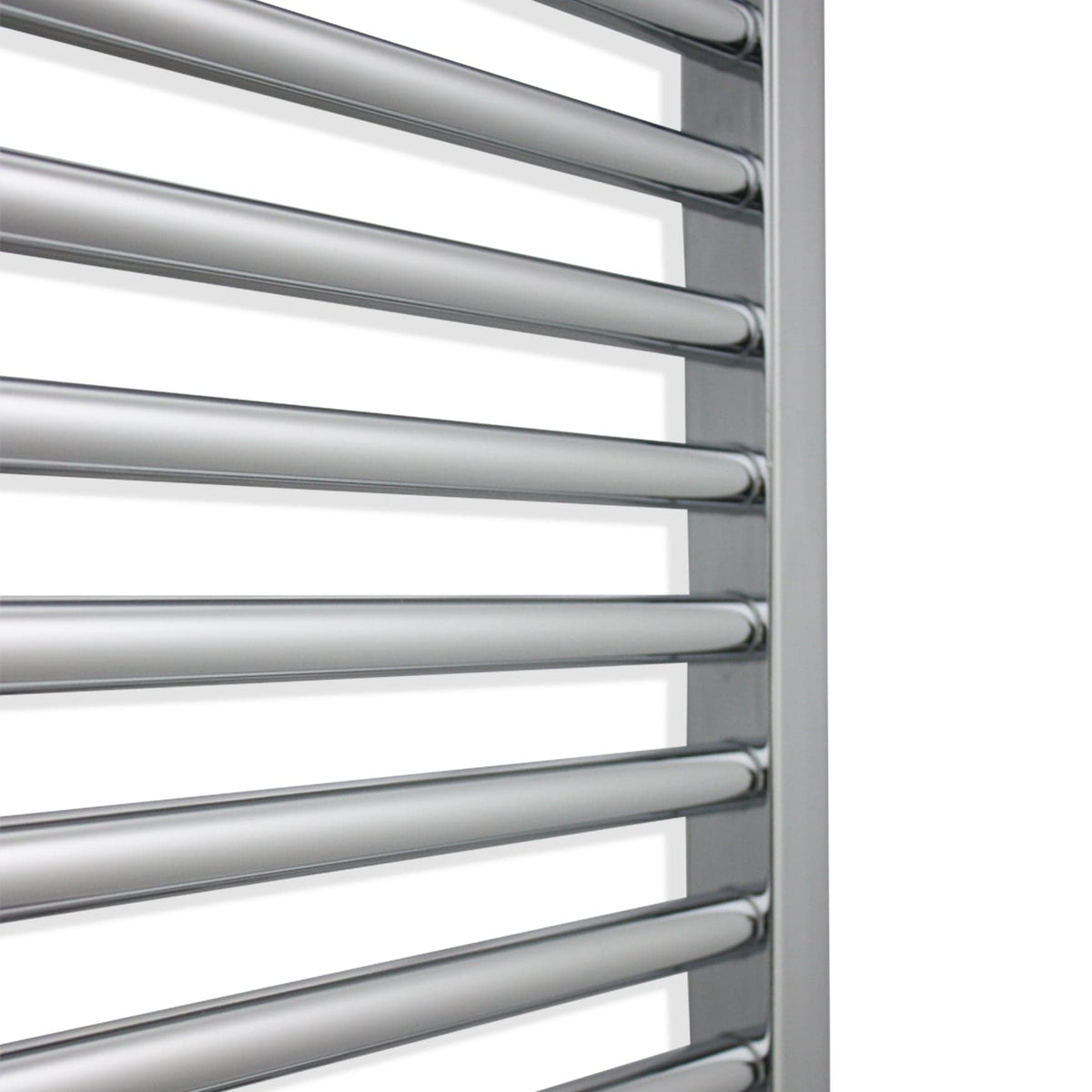 1100mm Wide 800mm High Flat Chrome Heated Towel Radiator