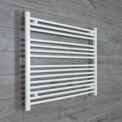 Towel Rail Only 1100mm Wide 800mm High Flat White Heated Towel Rail Radiator