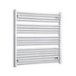 Towel Rail Only 1200mm Wide 1000mm High Flat Chrome Heated Towel Radiator