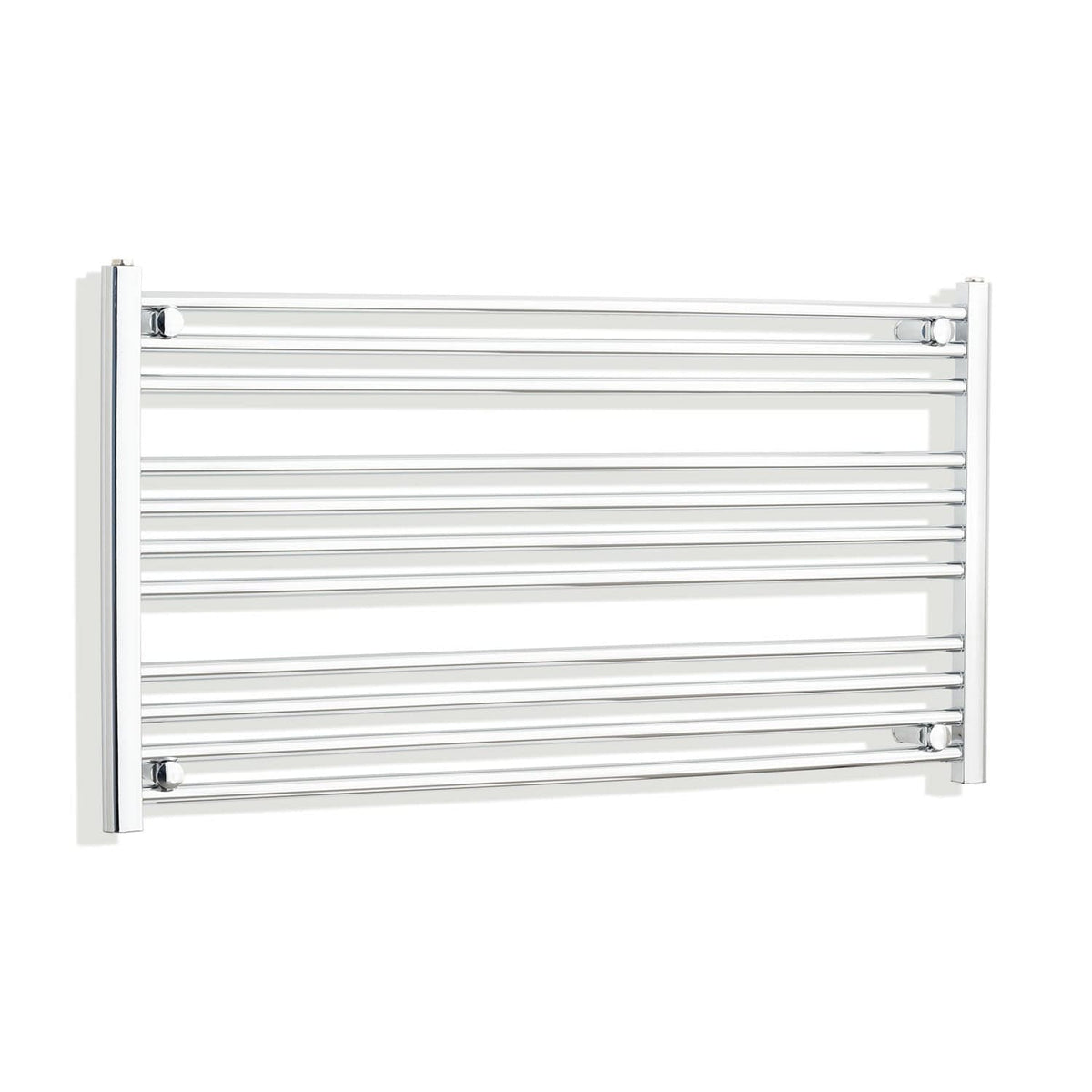 Towel Rail Only 1200mm Wide 600mm High Flat Chrome Heated Towel Rail HTR