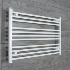 Towel Rail Only 1200mm Wide 600mm High Flat White Heated Towel Rail Radiator