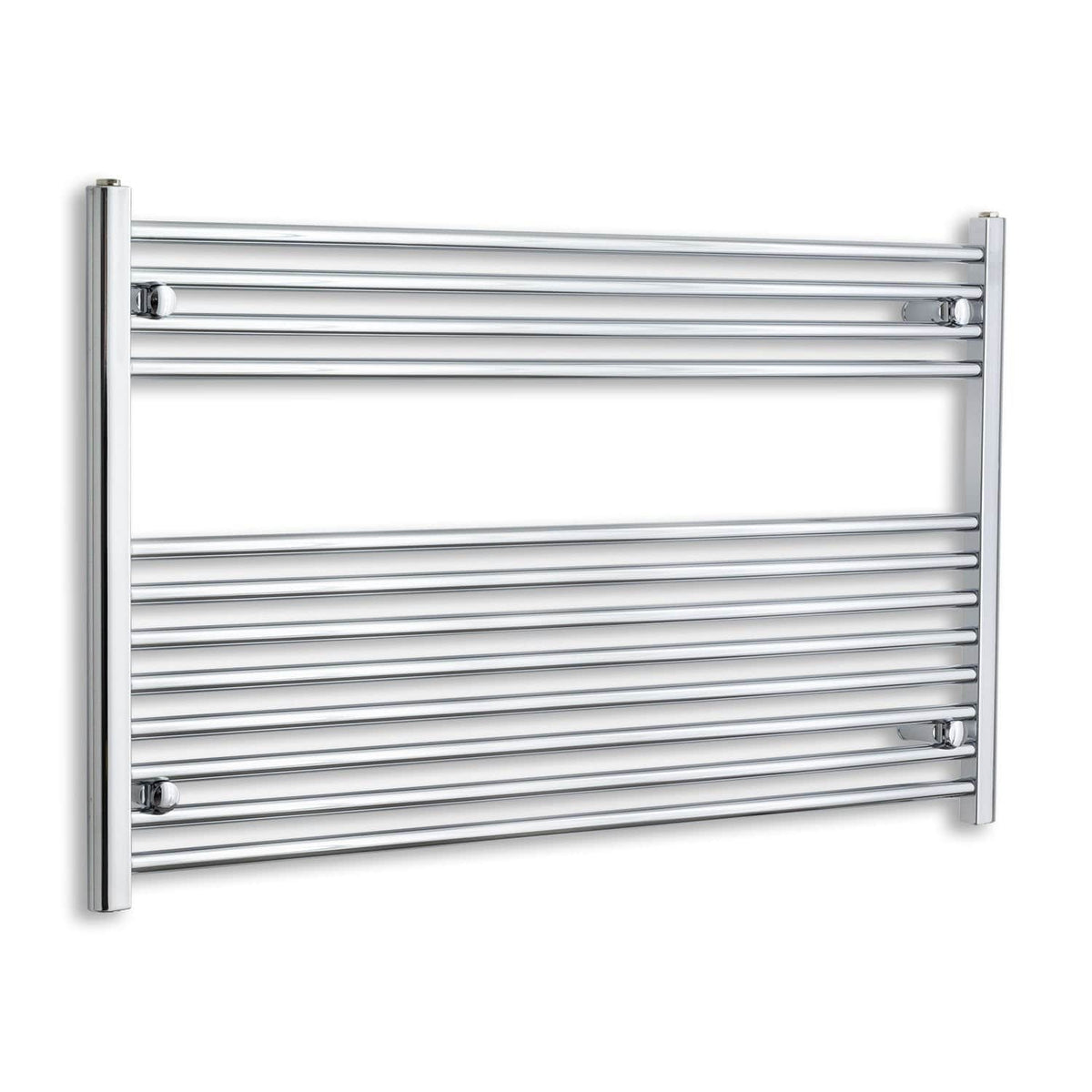 Towel Rail Only 1200mm Wide 700mm High Flat Chrome Heated Towel Radiator