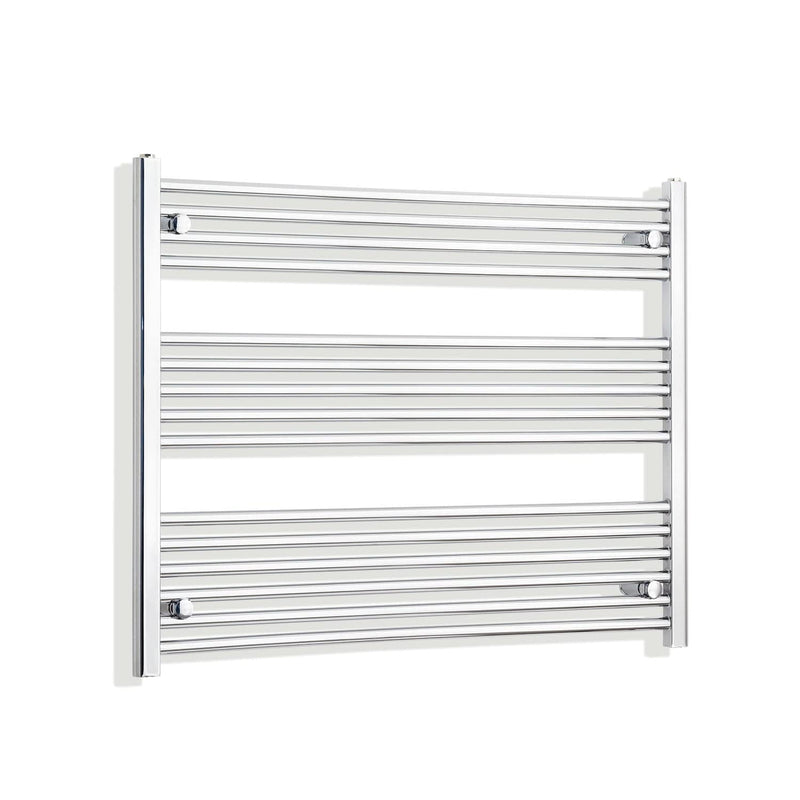 Towel Rail Only 1300mm Wide 800mm High Flat Chrome Heated Towel Radiator