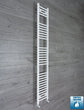 With Angled Valve 200 x 1800mm High Flat White Heated Towel Rail Radiator HTR
