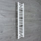 Towel Rail Only 200mm Wide 1000mm High Flat White Heated Towel Radiator HTR