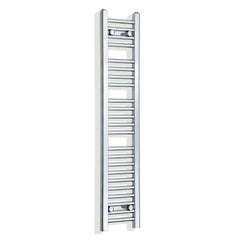 Towel Rail Only 200mm Wide 1200mm High Flat Chrome Heated Towel Radiator