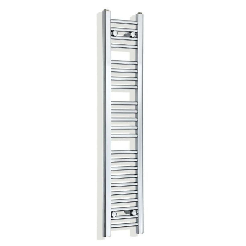 Towel Rail Only 200mm Wide 1200mm High Flat Chrome Heated Towel Radiator