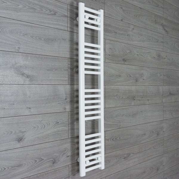 Towel Rail Only 200mm Wide 1200mm High Flat White Heated Towel Rail Radiator
