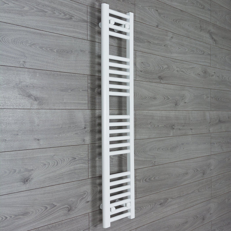 Towel Rail Only 200mm Wide 1200mm High Flat White Heated Towel Rail Radiator