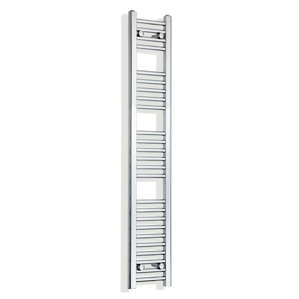Towel Rail Only 200mm Wide 1400mm High Flat Chrome Heated Towel Rail Radiator