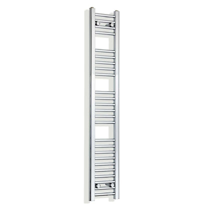 Towel Rail Only 200mm Wide 1400mm High Flat Chrome Heated Towel Rail Radiator